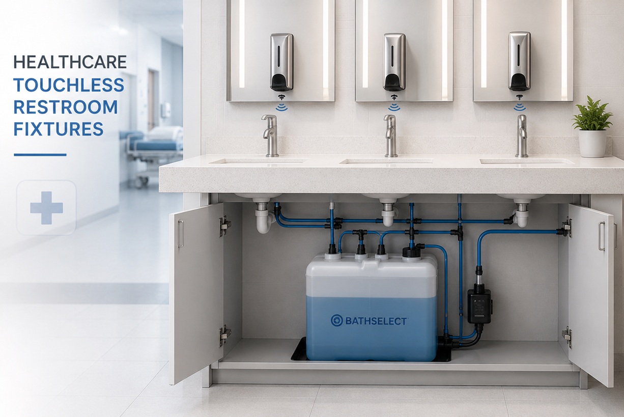 Healthcare Touchless Restroom Fixtures